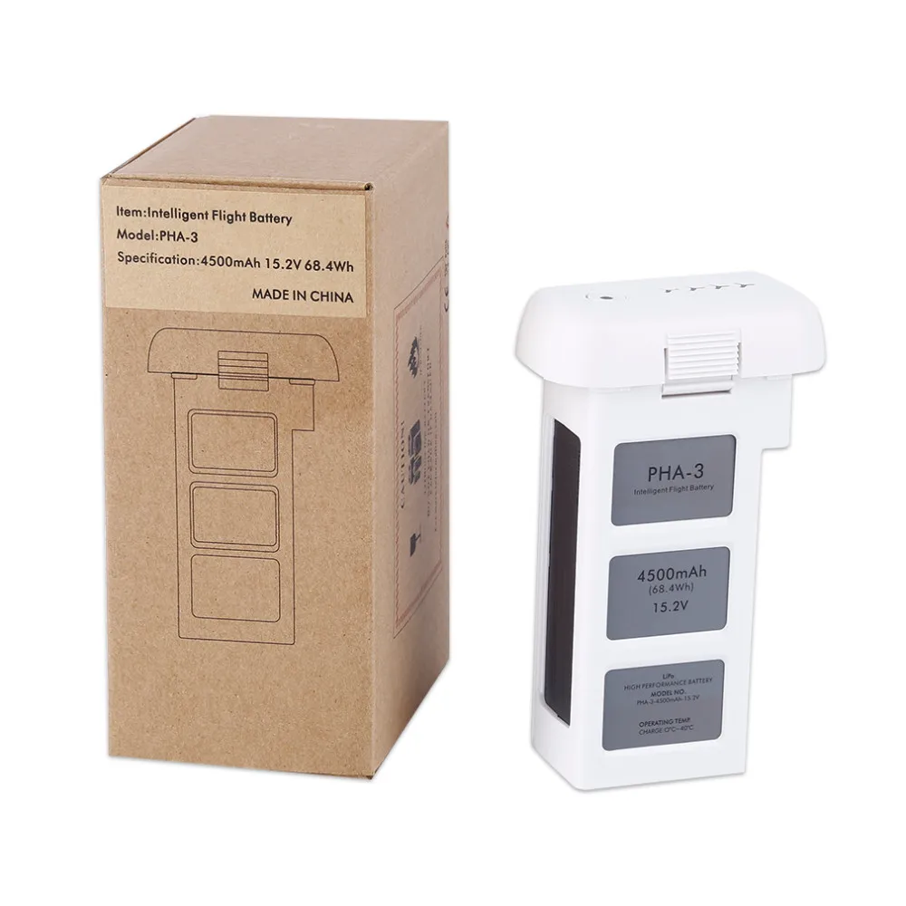 DJI Phantom 3 Pro Battery Intelligent Flight Battery Replacement 4500MAH 15.2V 68.4wh For DJI Phantom 3 4K Professional