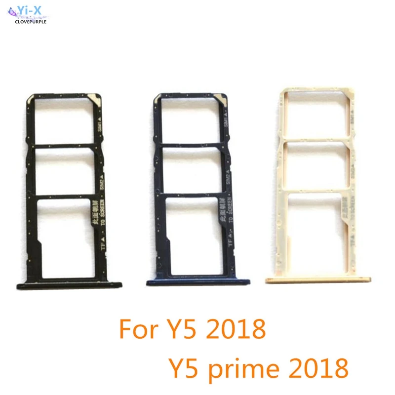 

For Huawei Y5 2018 SIM Card Tray Micro SD Card Holder Slot Adapter Parts For huawei Y5 prime 2018