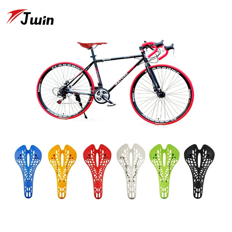 

Bicycle Saddle Bike Carbon Saddle Seat MTB Cushion Breathable PVC Mountain Road Bike Seat