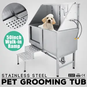 stainless steel dog wash tub