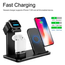 XUNMEJ Charging Stand for Apple Watch Stand Aluminum Watch Charging Dock Bracket Phone Stand Replacement for Apple Watch Series
