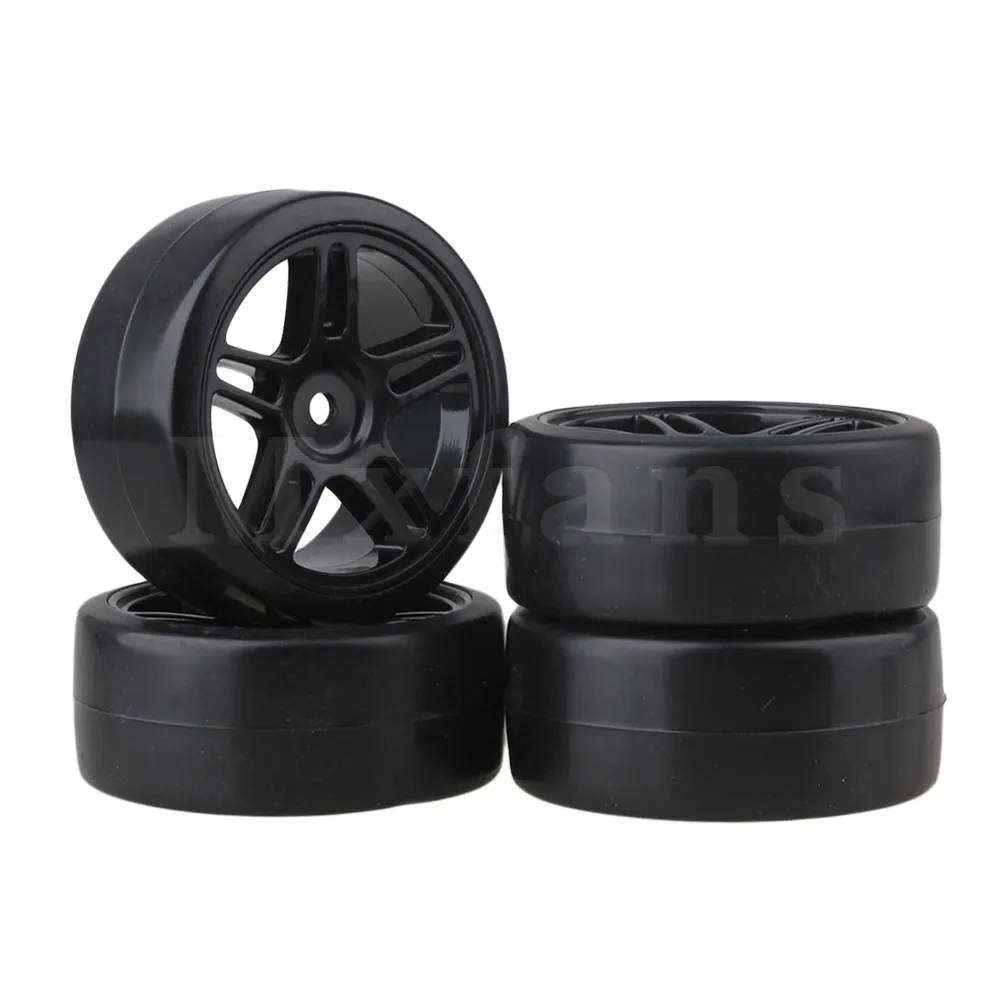 

Mxfans RC1:10 Model On-Road Car & Drift Car Plastic Racing Speed Tire Tyres & Wheel Rim
