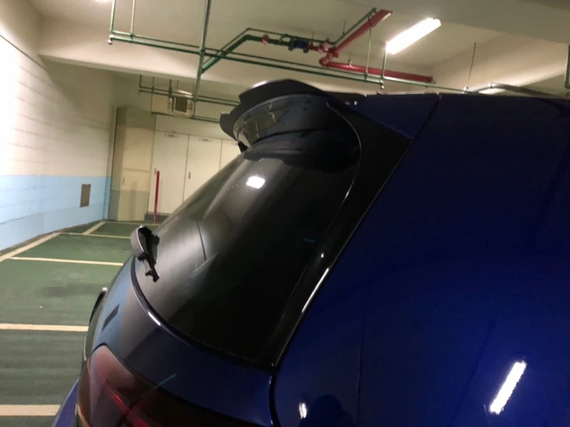 Для Volkswagen Golf MK7 MK7.5 спойлер 2014 2018 ABS пластик материал глянцевый черный цвет задний