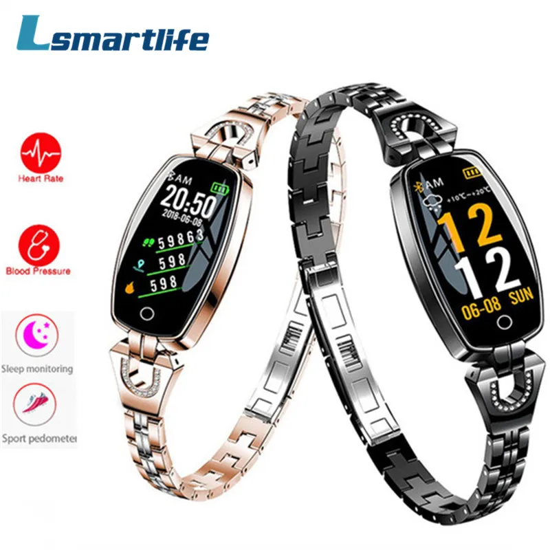 

Smart Wristband H8 for Women Sport Fitness Tracker Bracelet Heart Rate Monitor Smart Band Best Gift for girl Xiaomi iphone