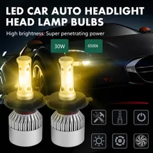 

2pcs H4 Car LED Headlight Bulbs 5000LM Car Styling Headlamp 6500K Waterproof Auto Headlamp Fog Light Bulbs Auto Headlights