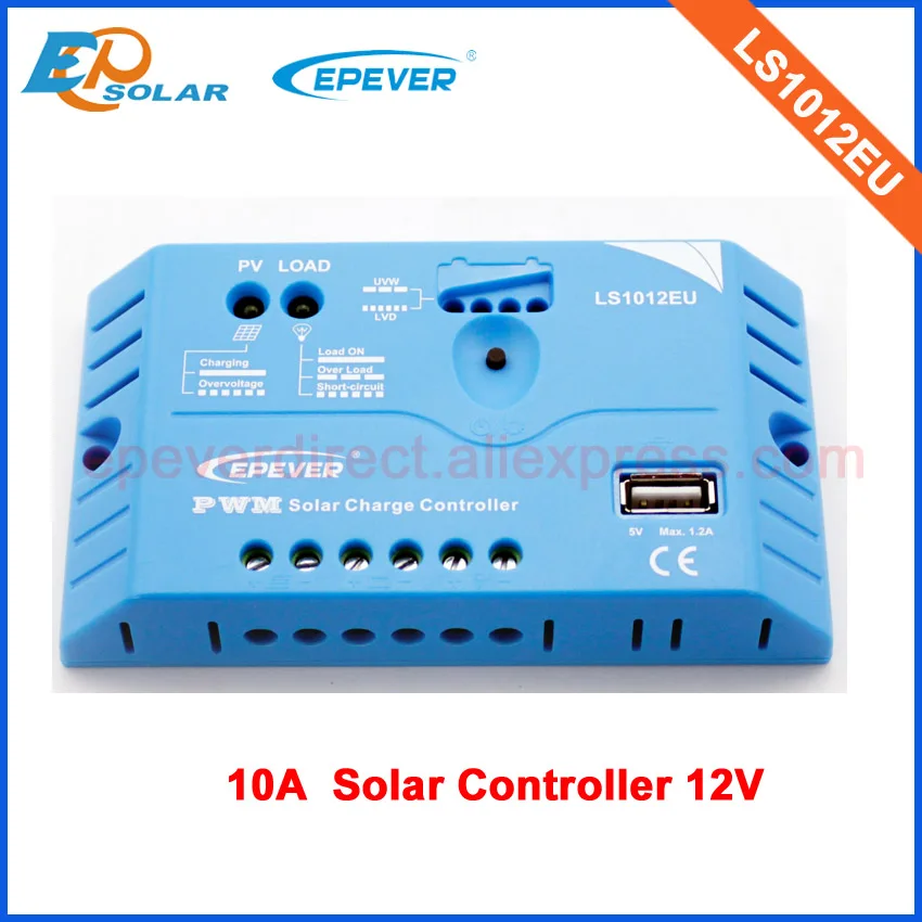 

EPSolar Original product PWM LS1012EU 10A 10amp 12V solar system work for mini home system use EPEVER