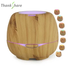 THANKSHARE, 300 мл, увлажнитель воздуха, диффузор эфирного масла, арома лампа, ароматерапия, Электрический ароматизатор, распылитель тумана для дома, дерево