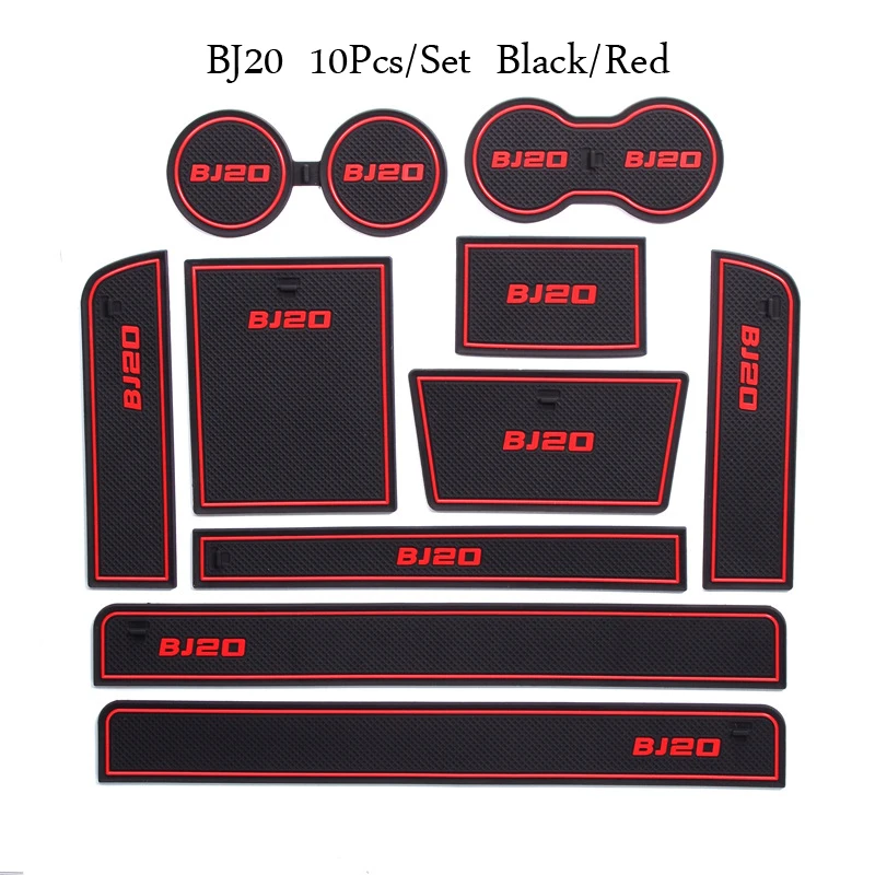 

Left Drive Fluorescence Mat Dust-proof Gate Slot For BAIC BJ20 E150 E130 H2 H3 H3F Durable Cup Pad Anti-Slip Mat Accessories