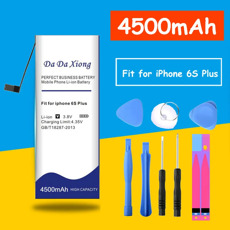 

DaDaXiong-аккумулятор большой емкости для iPhone 6S Plus, 4500 мАч, инструменты для ремонта и установки, подарок,