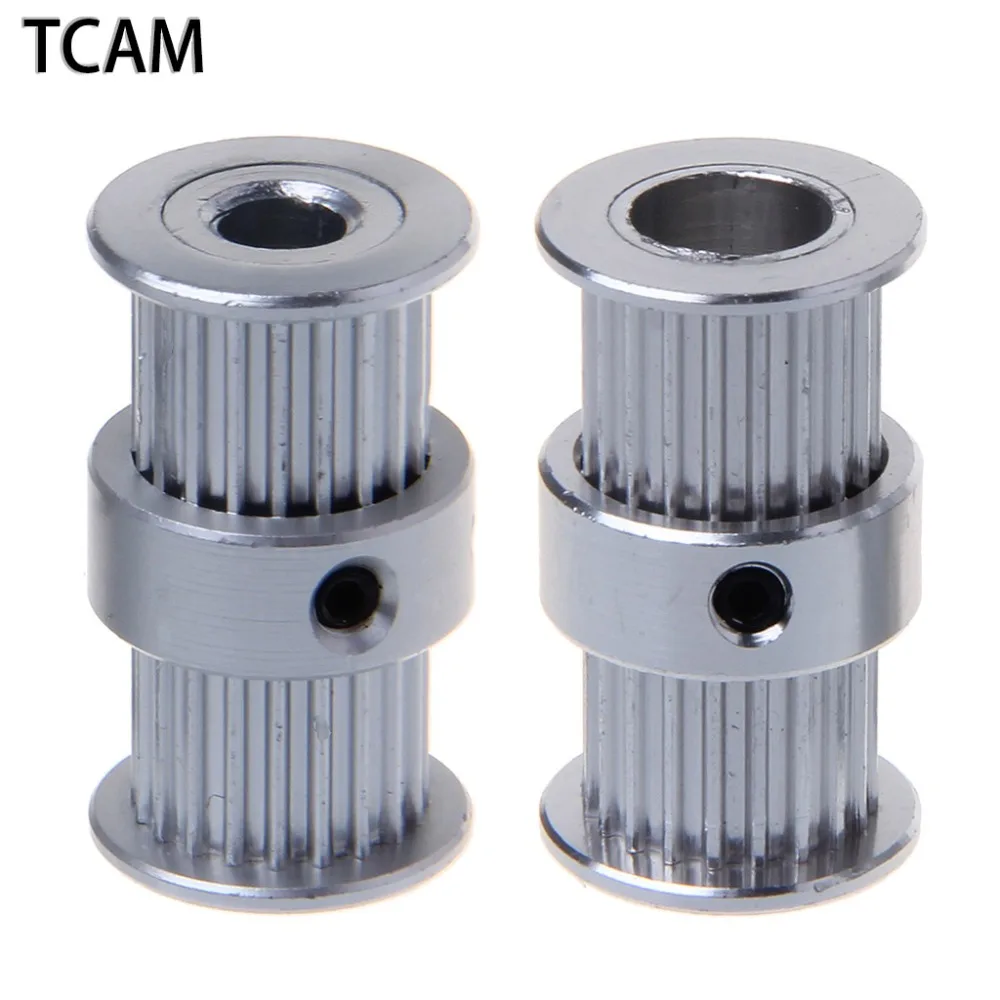 

GT2 Pulley Type Double Head GT2 20 Teeth width 6mm Timing Pulley 3D Printer Part 5mm 8mm