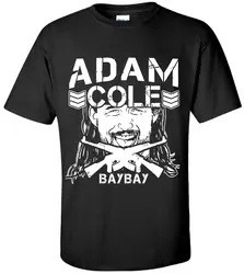 Летняя футболка ADAM COLE BAYBAY Bullet Club T-Shirt S-3XL-M/F ROH злодей NJPW Япония футболка с круглым вырезом плюс размер футболка