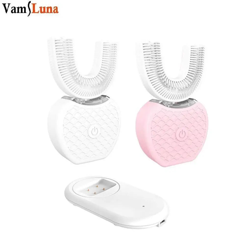 U Shaped Automatic 360 Degree Ultra Sonic Electric Mouthpiece