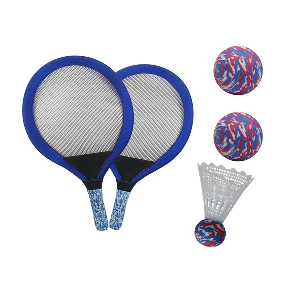 1 комплект детской теннисной ракетки, ракетки для бадминтона для пляжа