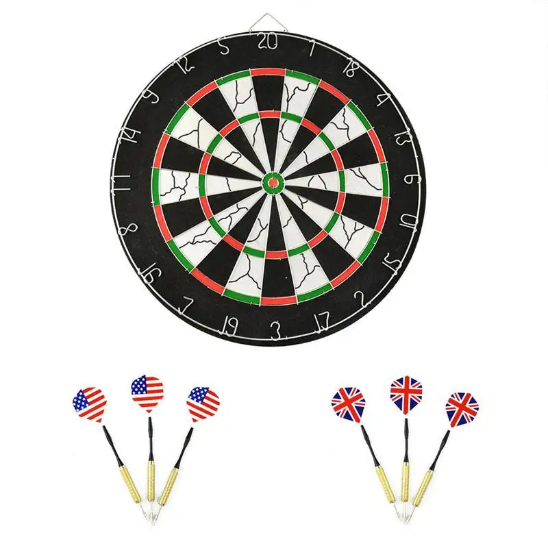 

Professional 18-inch Dartboard Dart Board with 6 Darts