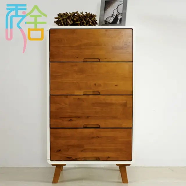 Show Homes Korean Furniture Modern Minimalist Wood Four Corner Furniture Modern Minimalist Wood