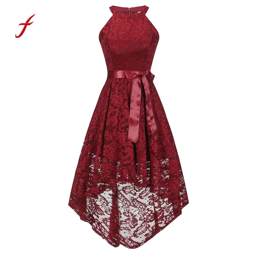 Женское облегающее платье без рукавов элегантное кружевное с цветочным принтом