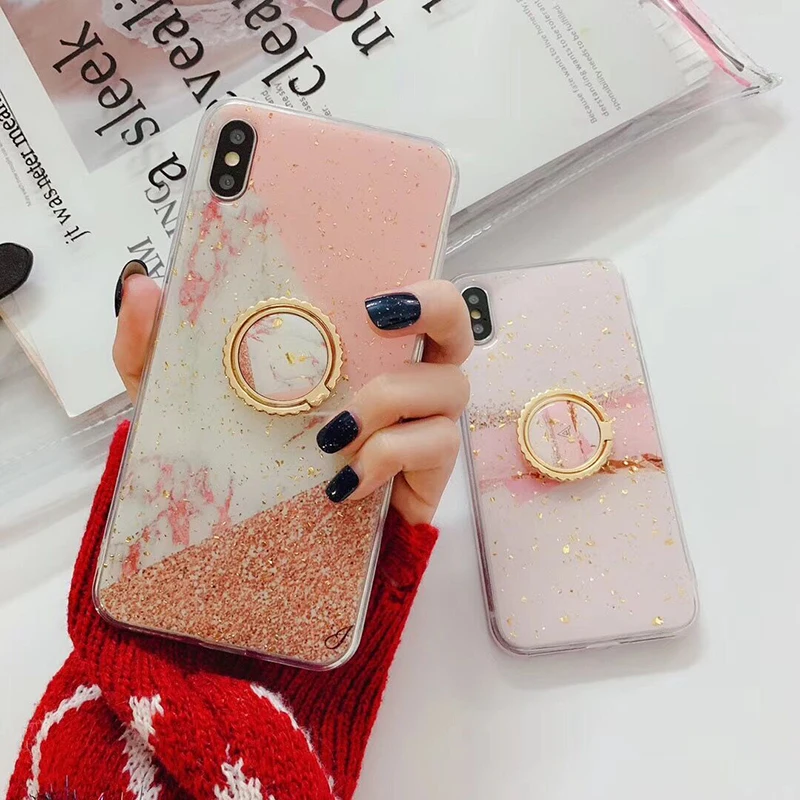 

Luxury Marble Phone Case For iPhone 7 Case For iPhone X 7 6 6S 8 Plus 6 S Case Cover XR XS MXA Coque Silicon Fundas Capa Carcasa