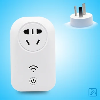 

Free Shipping Smart Home CN Electricity Socket Remote 10A Power Outlet Switch Plug Smart Wall Remote Sockets