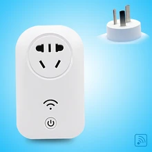 Free Shipping Smart Home CN Electricity Socket Remote 10A Power Outlet Switch Plug Smart Wall Remote Sockets