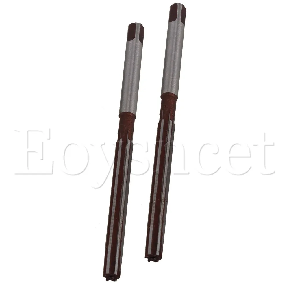 

2pcs H7 5mm x 87mm Cutting Dia High Speed Steel Straight Shank Hand Reamer