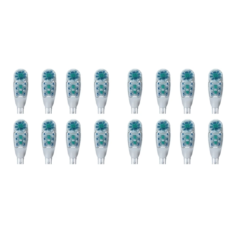 16pcs Toothbrush Heads For Oral B Dual Clean Complete Battery Powered