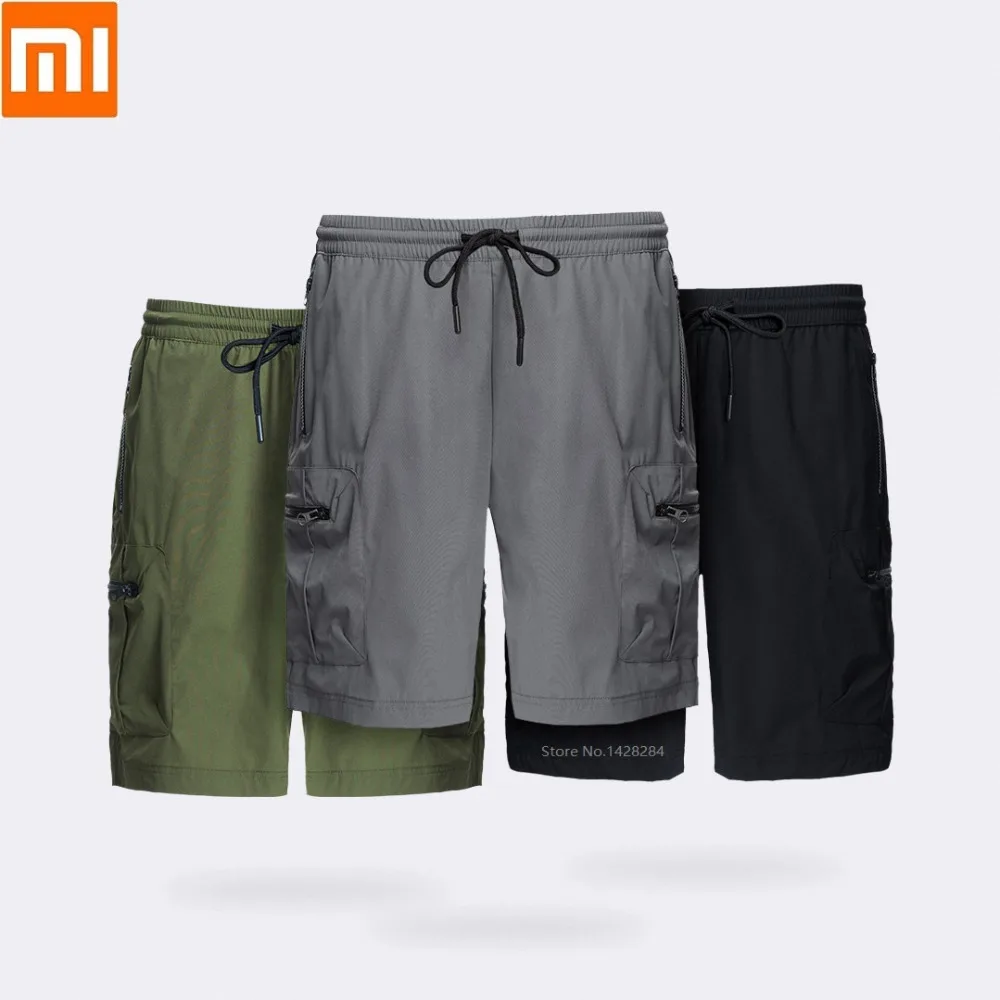 

ULEEMARK men's quick-drying tooling shorts High elastic fabric Multi-pocket Quick drying Breathable breechcloth scanties