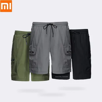 

ULEEMARK men's quick-drying tooling shorts High elastic fabric Multi-pocket Quick drying Breathable breechcloth scanties