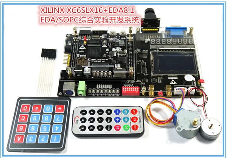 EDA8.1 XC6SLX16 V1.1 USB2.0 сенсорный экран ad Da шаговый двигатель постоянного тока|Хранилища