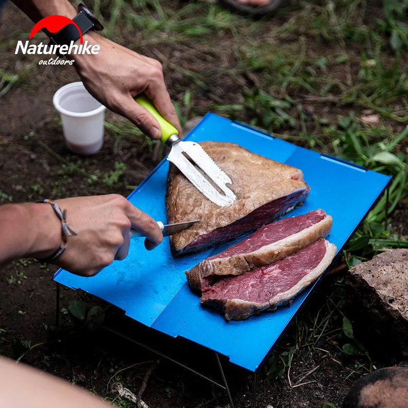 Comprar Naturehike al aire libre portátil de aleación de aluminio montañismo Camping barbacoa Mini Mesa