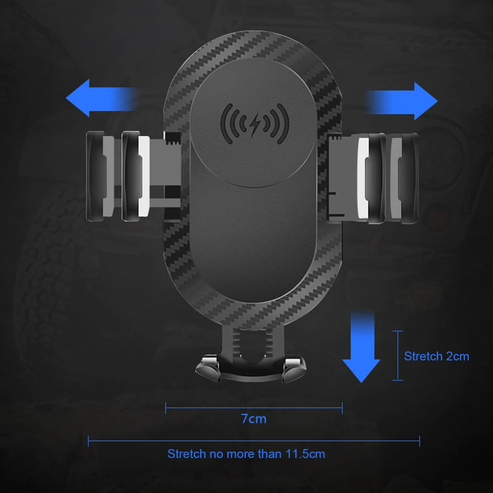 Multi-function Universal 10W Wireless Charger For Samsung S9 Plus Galaxy Note 8 9 Phone Holder Clamp Suction Cup Stand in Car Multi-function Universal 10W Wireless Charger For Samsung S9 Plus Galaxy Note 8 9 Phone Holder Clamp Suction Cup Stand in Car
