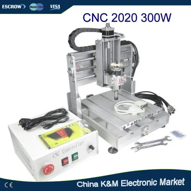 

UK Shipping CNC 2020 engraving machine 300w spindle engraver wood milling lathe