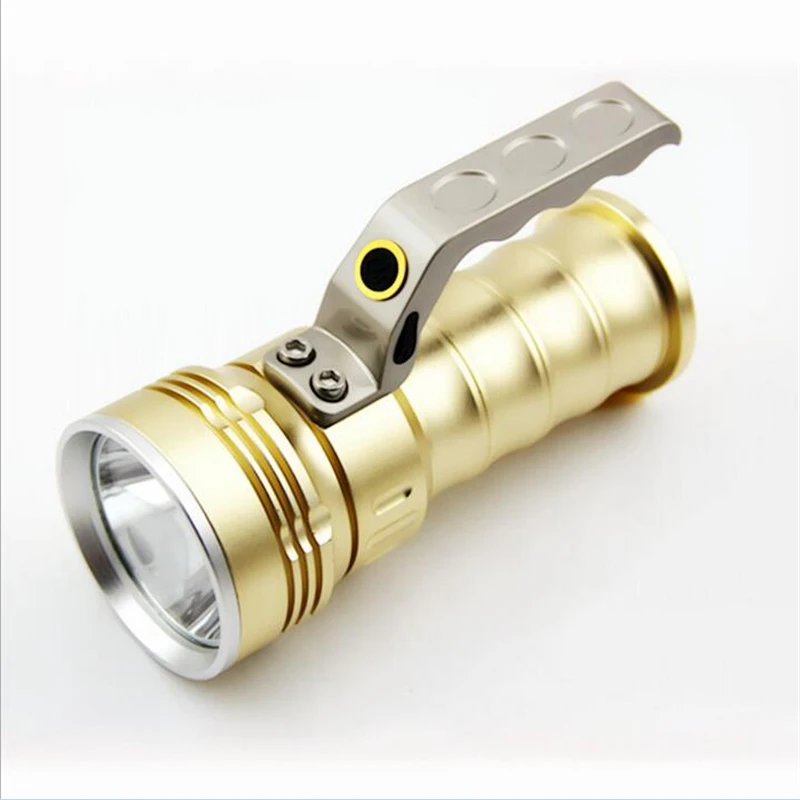 NEW LED Portable Powful LED XML Cree Flashlight With Handle Aluminium