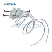 MC-38 MC-38 cable Sensor de ventana de puerta magnético interruptor de alarma de Casa sistema Detector normalmente abierto normalmente cerrado interruptores