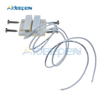 

MC-38 MC-38 Wired Door Window Sensor Magnetic Switch Home Alarm System Detector Normally open Normally closed Switches