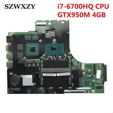5B20K91444 для lenovo ideapad 700-15ISK Материнская плата ноутбука 15 дюймов SR2FQ I7-6700HQ GTX950M/4G 448.06R01.0011