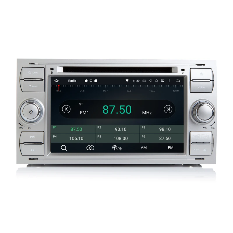 Top HIFIF Android 8.0 2Din 7 Inch Car DVD Player For Ford/Focus/Mondeo/Kuga 8 Cores 4GB RAM 32G ROM 3G/4G Wifi GPS Navigation Radio 22