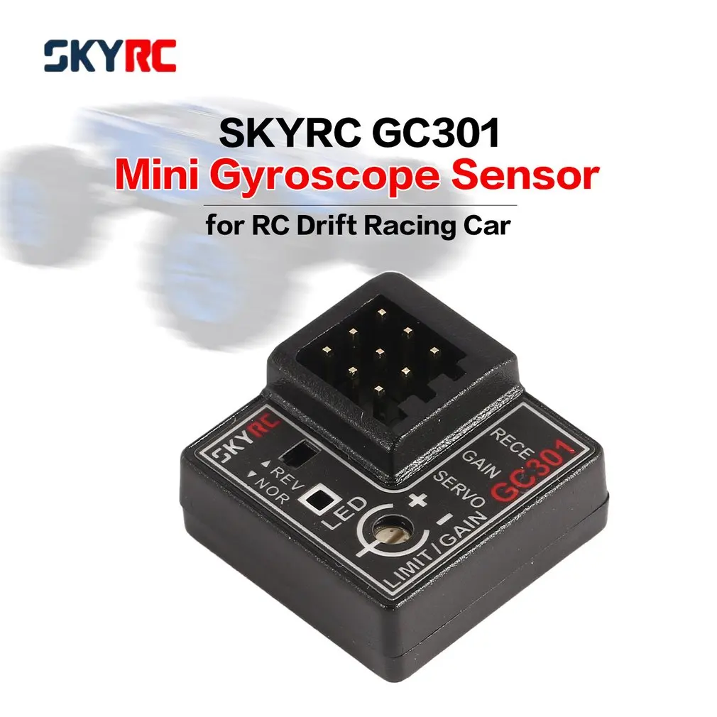 SKYRC GC301 мини гироскоп для RC автомобиль дрейф гоночный автомобиль рулевое управление выход интегрированный компактный светильник-весовой дизайн