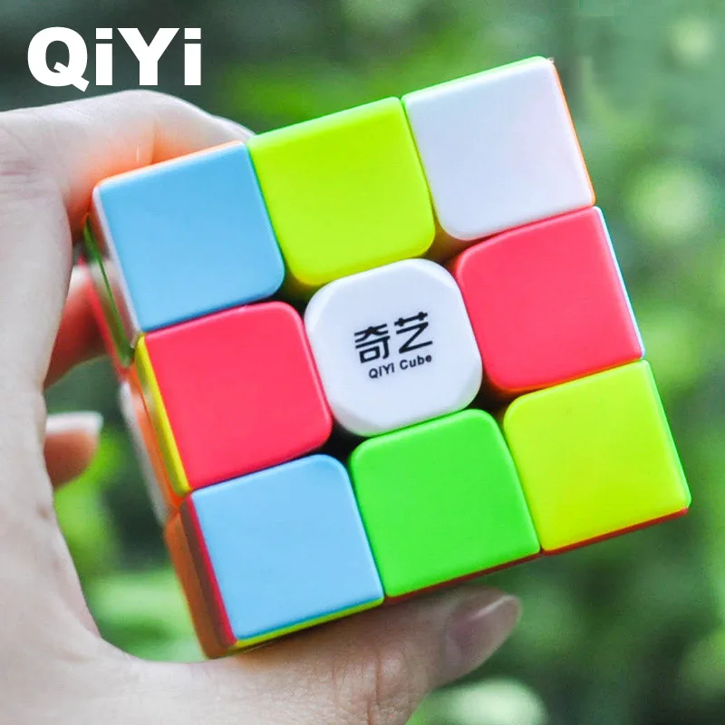 Магические кубики QIYI Warrior W 3x3x3 скоростной кубик Профессиональный 3х3 кубики Magicos Обучающие игрушки-пазлы для детей игры MF3SET