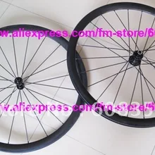 3 K полный углеродный дорожный велосипед 700C набор колес с шинами с камерой внутри 60 мм, обод 60 мм, спицы, ступица, тормозная колодка