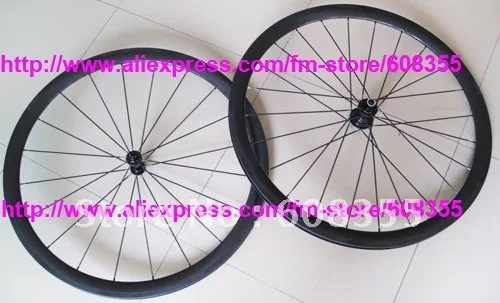 

3K Full Carbon Road Bike Bicycle 700C Tubular Wheelset 60MM , RIM 60MM , SPOKES , HUB, BRAKE PAD