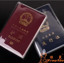 Hot Transparent PVC Passport Cover Waterproof Passport Bags Case Passport Protective Sleeve PC-5