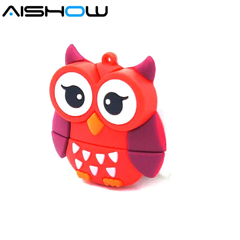 

Big eyes Red Owl USB Flash Drive 64gb USB 2.0 USB Stick Pendrive U disk Flash Memory Storage Pen Drive 32gb 16gb 8gb 4gb