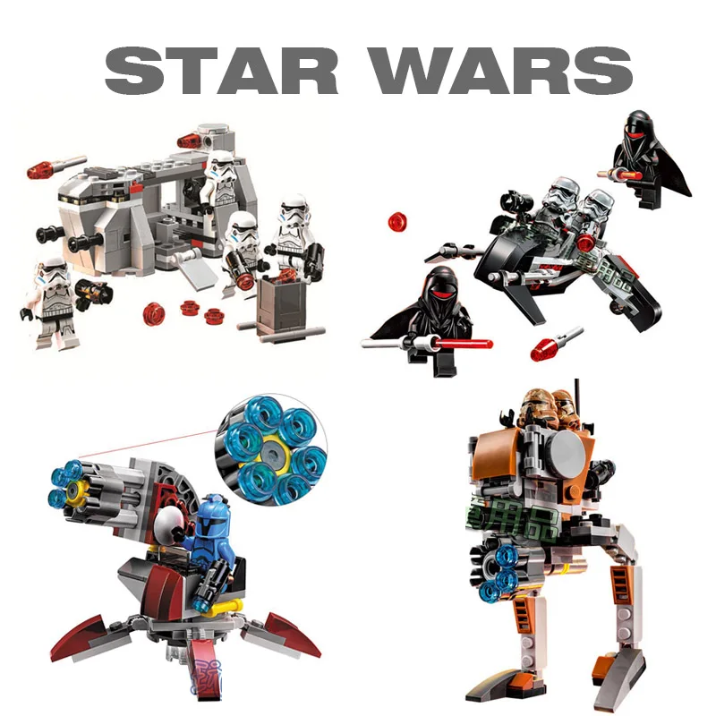 

Pogo Compatible Legoe Star Wars Compatible giftss Action Figures e Hotsale 4 In 1 Building Blocks Bricks toys for children 2018