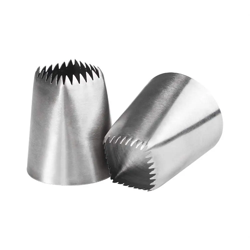 

32/24 Tooths Square Stainless Steel icing piping nozzles, baking cake decorating tools pastry nozzles Tip Sets