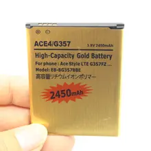 10 шт./лот 2450 мА/ч, EB-BG357BBE Золото Замена Батарея для samsung Galaxy ACE 4 SM-G357 G357 SM-G357FZ G357F+ код для отслеживания отправления
