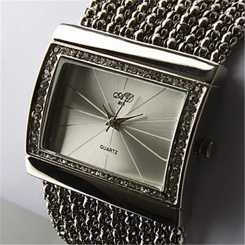 Роскошные женские кварцевые наручные часы, золотые наручные часы, стразы, браслет с прямоугольным циферблатом, женские кварцевые часы, relogio feminino