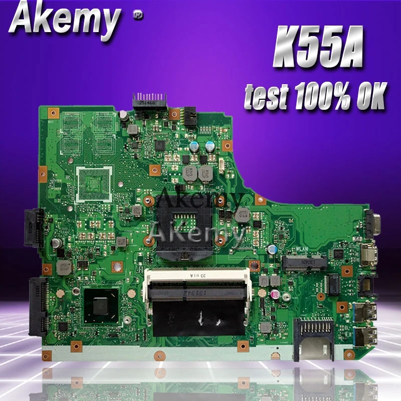 Akemy K55A Laptop Moederbord Voor Asus K55A A55V K55VD K55V K55 Test Originele Moederbord Gm Akemy K55A Laptop Moederbord Voor Asus K55A A55V K55VD K55V K55 Test Originele Moederbord Gm