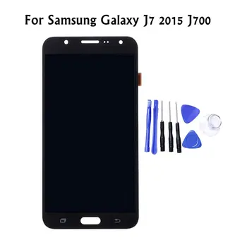 

LCD Display Touch Screen For Samsung Galaxy J7 J700F J700M J700H Digitizer Replacement Assembly Tools 100% Tested