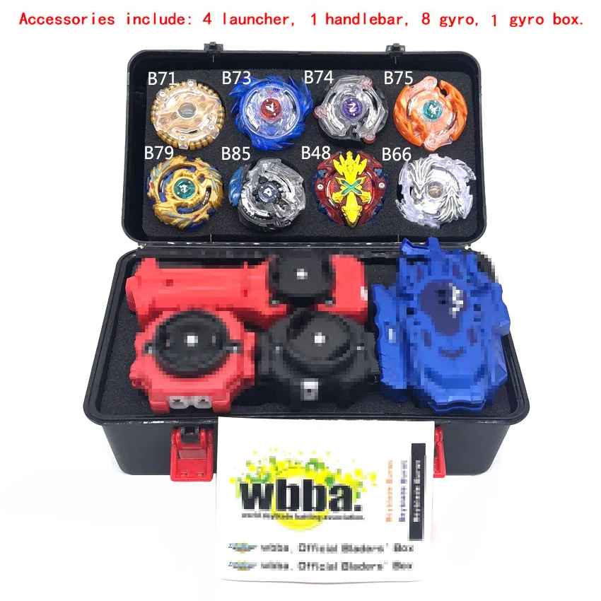 Toupie Beyblades Metal Fusion Beyblades Set Storage Box Top Beyblade burst bey 4D With Launcher Beyblade Toys For Children Boy A