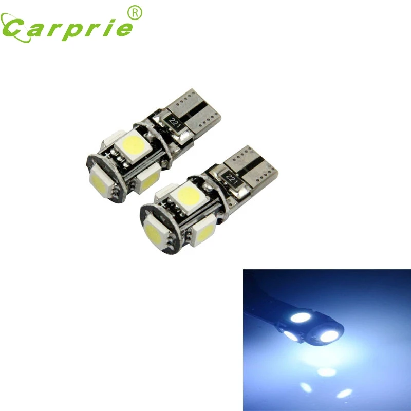 Новое поступление 2 X Canbus Error Free белая футболка 10 5-SMD 5050 W5W 194 16 светодиодные лампы для интерьера